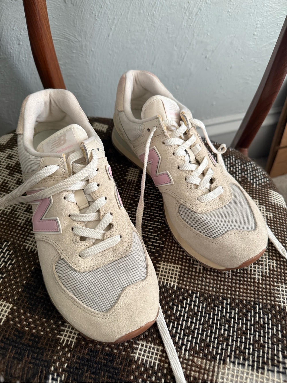 New Balance Wmns 574 'Linen Century Pink Gum 9.5